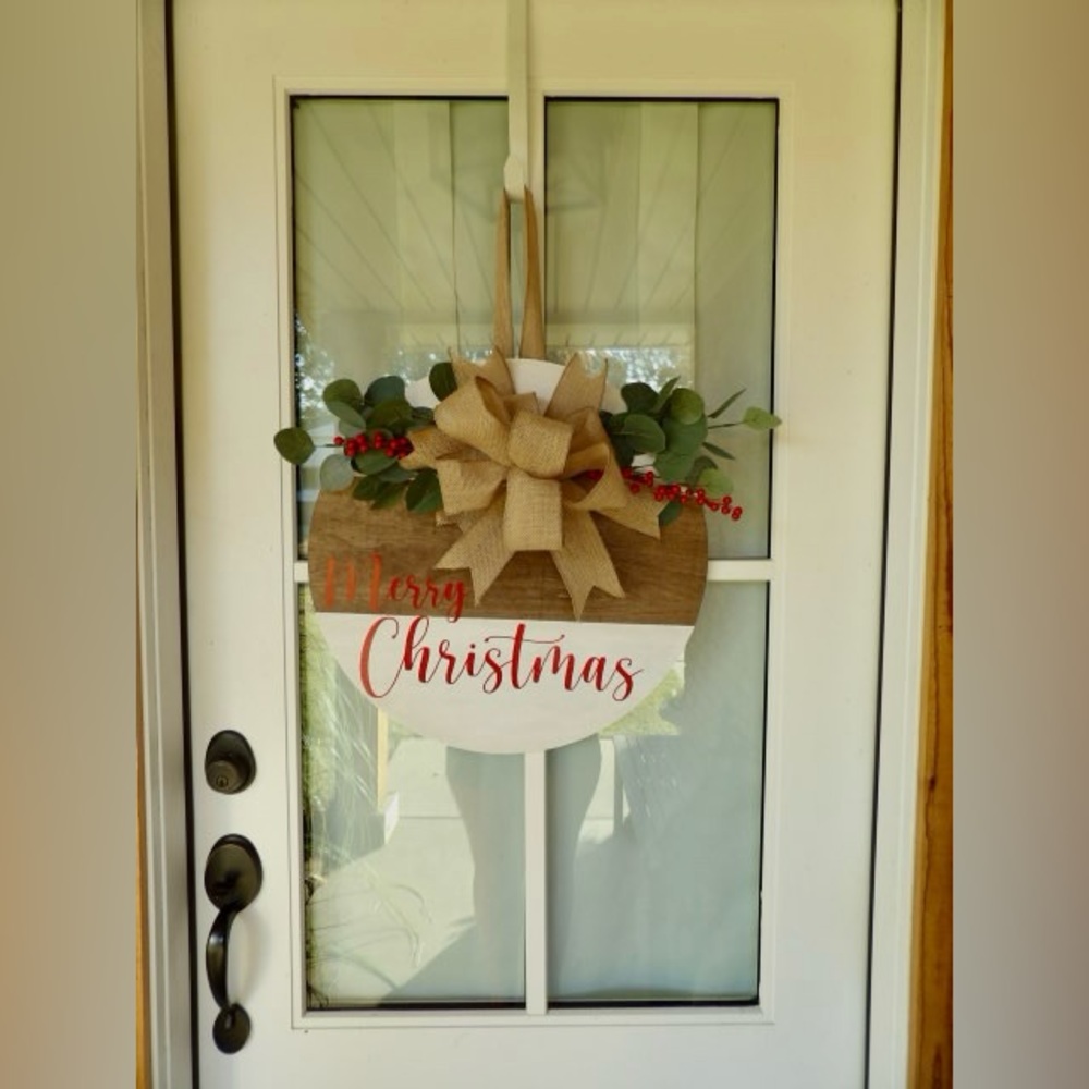 Christmas door hangar